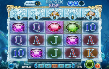 Verzamel diamanten met Frozen Gems van Play’n GO!